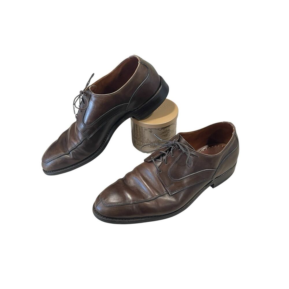 Allen Edmonds Montgomery Brown Moc Toe Lace Up Blucher Men’s Size 9.5 -Preppy
